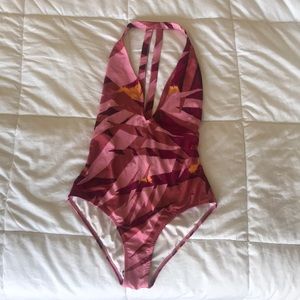 Volcom one piece bathing suit